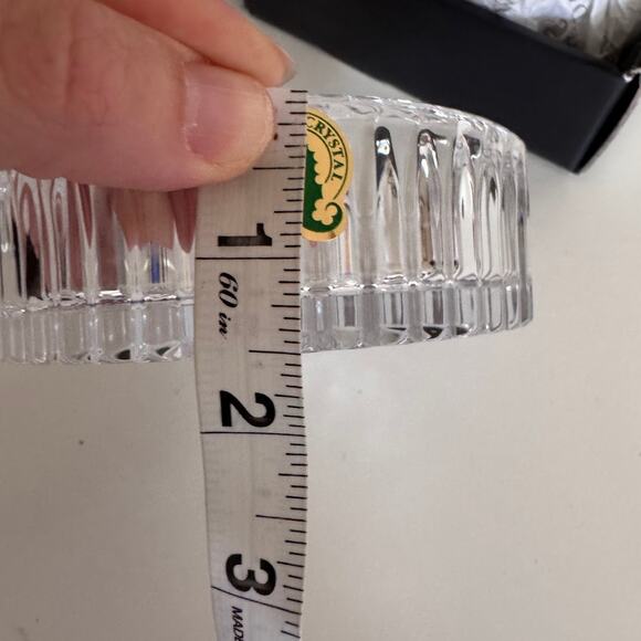 Waterford Heritage Wine Coaster Lead Crystal Holder Dish New in Box #159842 5" - Picture 8 of 8